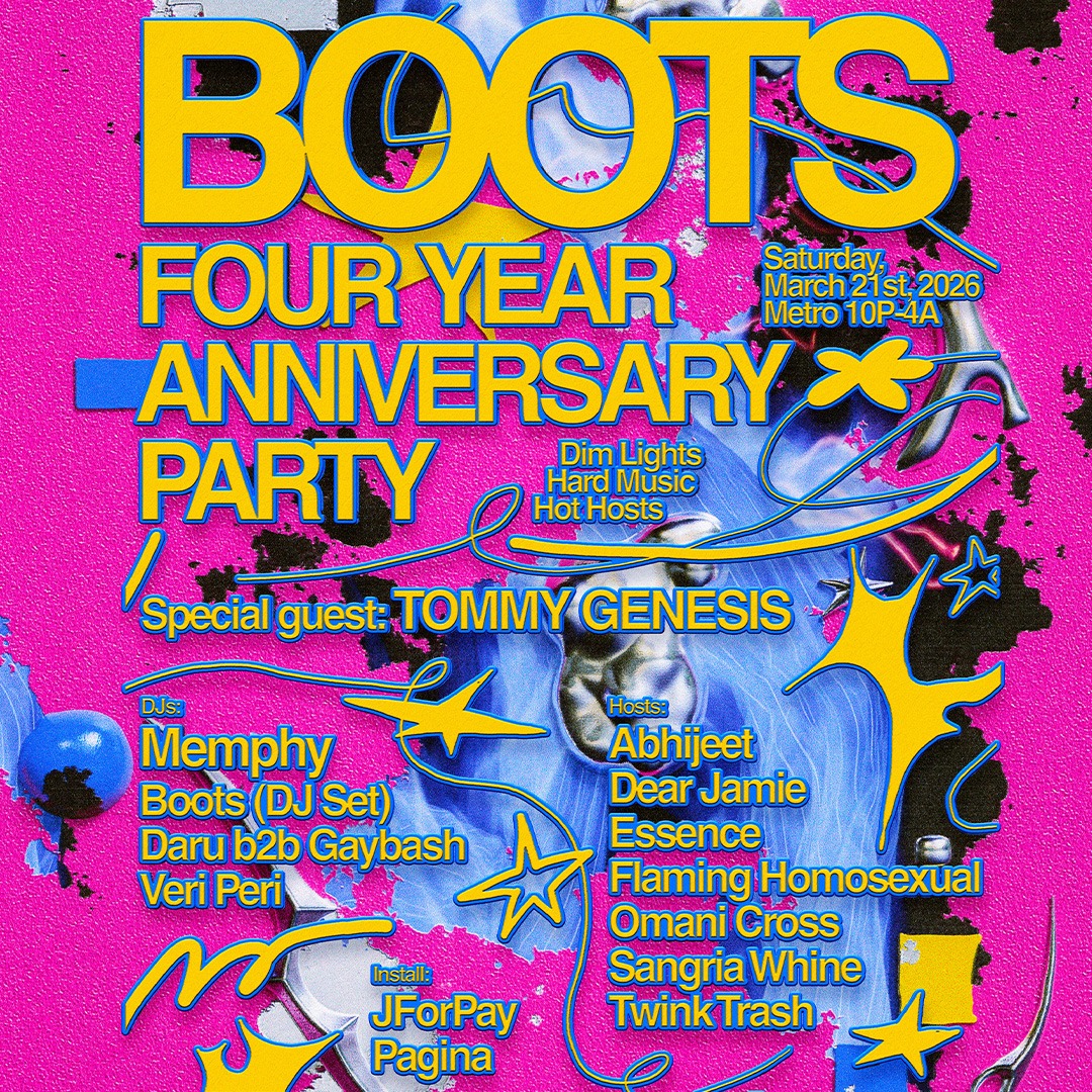 BOOTS: 4 Year Anniversary Party