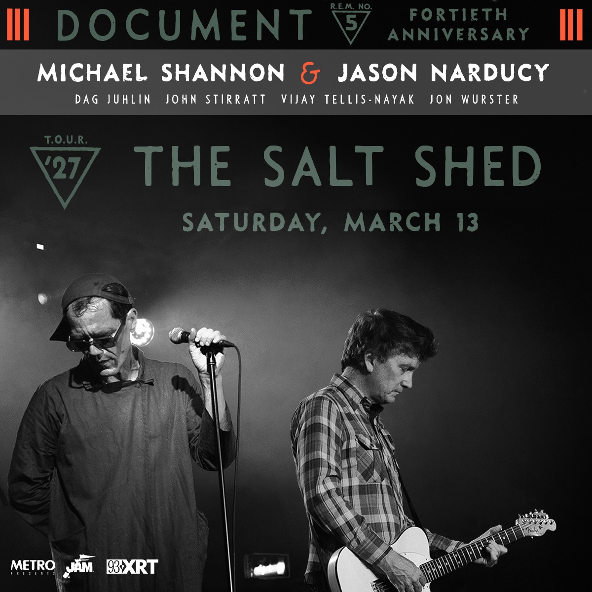 Michael Shannon & Jason Narducy and Friends play R.E.M.’s Document